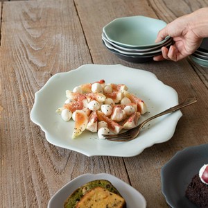 美浓烧 大餐盘/中餐盘 小田陶器 日式餐具 25.5cm 日本制造