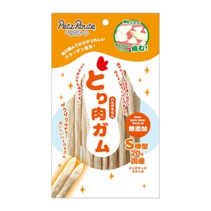 ［ペッツルート］とり肉ガムS 棒型 20本