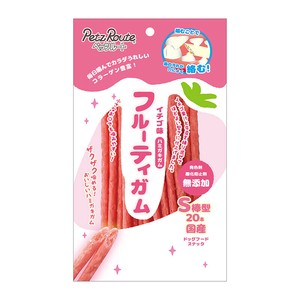 ［ペッツルート］フルーティガムイチゴS棒型20本