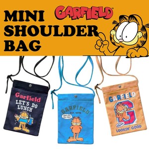 【ちょいお出かけ of BEST☆】【 GARFIELD】MINI SHOULDER BAG ミニ ショルダーバッグ ガーフィールド