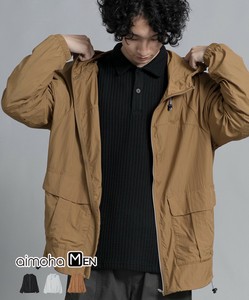 《 aimoha MEN 》ウィンドブレーカーメンズ アウター シンプル 軽量 長袖 ナイロン