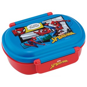 【公式】 抗菌 食洗機対応 ふわっとフタタイトランチボックス小判 【スパイダーマン 25】 スケーター