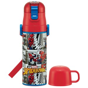 【公式】 超軽量コンパクト2WAYステンレスボトル 【スパイダーマン 25】 スケーター