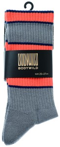 BODYWILD（ボディワイルド）/紳士　靴下　クルー丈