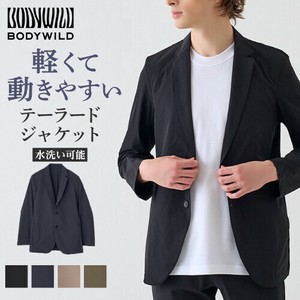 BODYWILD（ボディワイルド）/【テーラードジャケット】2WAYナイロン素材