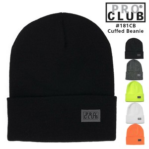 PROCLUB #181CB ニットキャップ 折返し Pro Club Men's Cuffed Beanie プロクラブ