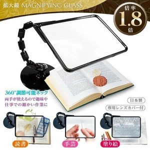 PLUS Magnifying Glass/Loupe black