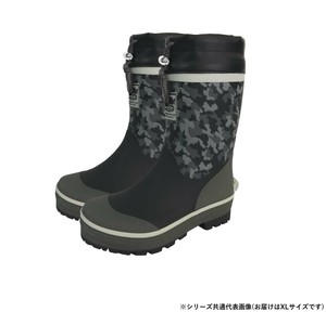 オカモト化成品　RMM-7804長靴 グレイ(迷彩) XL