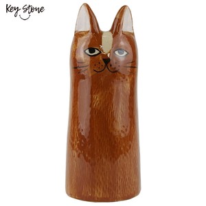花瓶/花架 新商品 小橘猫 花瓶 猫