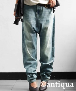 [antiqua] Denim Full-Length Pant Ladies fashion
