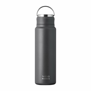 ウェンズ　ステンレスハンドル付きシームレススクリューボトル　700ml　グレー　AWSL-700GY