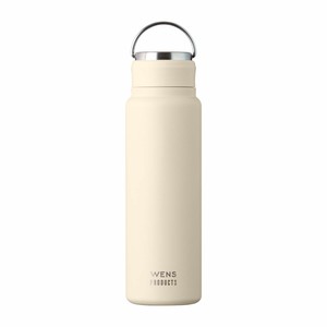 ウェンズ　ステンレスハンドル付きシームレススクリューボトル　700ml　ベージュ　AWSL-700BE