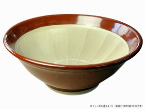 元重製陶所　国産 石見焼 すり鉢 10号 直径31cm (すべり止め付) 赤茶色