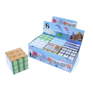 ＜おもしろバラエティ雑貨＞立体パズル　海の仲間キューブ　No.209-289