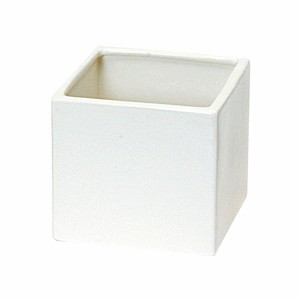 クレイ　カラーベースキューブL シャイニーホワイト 口10×H9cm 3コ入 CC144778-100