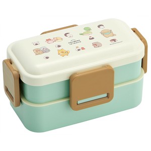 【公式】 抗菌 食洗機対応 2段ふわっと弁当箱 【なんでもいきもの】 スケーター