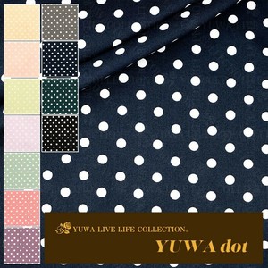 Cotton Navy Polka Dots Dot Fabric