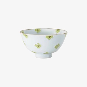 西海陶器 ハナミズキ 茶碗 緑
