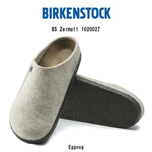 BIRKENSTOCK(ビルケンシュトック)ツェルマット サンダル ルームシューズ グレー フェルト Zermatt 1020027