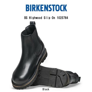 BIRKENSTOCK(ビルケンシュトック)ハリウッド ブーツ サイドゴア レザー ブラック メンズ 男性用 1025764