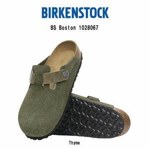 BIRKENSTOCK(ビルケンシュトック)ボストン クロッグ サンダル レザー レギュラー グリーン Boston 1028067