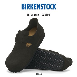 BIRKENSTOCK(ビルケンシュトック)ロンドン クロッグ シューズ スエード レザー ブラック London 1028103