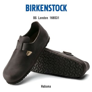 BIRKENSTOCK(ビルケンシュトック)ロンドン クロッグ レザー 革 Habana ブラウン London 166531