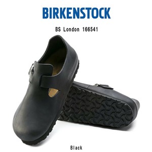 BIRKENSTOCK(ビルケンシュトック)ロンドン クロッグ レザー 革靴 ブラック 黒 London 166541