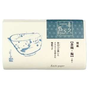 〈魯山人GONOMI〉懐紙　茶碗・梅　　"Kaishi" Japanese tissue