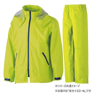 コヤナギ レインウェア イージーレイン EZ-55 蛍光イエロー　4L