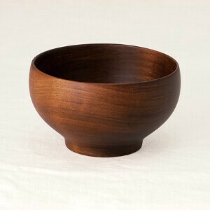 Soup Bowl Design Japanese Style Wooden Presents Knickknacks 6.8cm Made in Japan