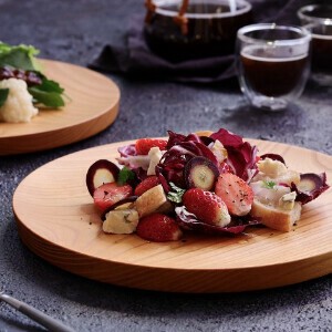 大餐盘/中餐盘 Design 礼物 木制 餐具 杂货 2cm 日本制造