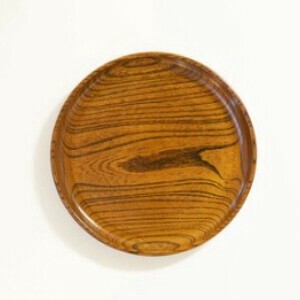 Tray Japanese Style Wooden Lacquerware Presents Knickknacks 8-sun 2cm Made in Japan