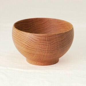 Soup Bowl Design Japanese Style Wooden Presents Knickknacks 6.8cm Made in Japan