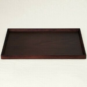 Tray Wooden Presents Knickknacks 12-sun 2cm Made in Japan