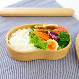 Bento Box Wooden Presents Knickknacks Small Case Clear 5.4cm