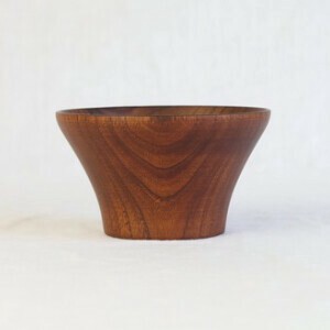 Soup Bowl Wooden Presents Knickknacks 7.8cm