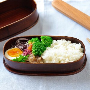 便当盒 礼物 木制 杂货 5cm
