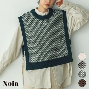 ジャガードニットベスト 2024新作 A/W
