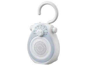 【新商品！】【KOIZUMI　コイズミ　ラジオ】シャワーラジオ【便利なフック付き！】