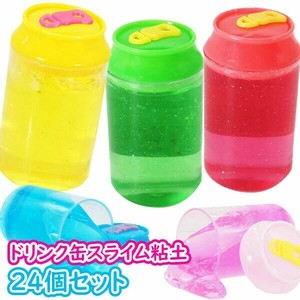 ドリンク缶スライム粘土 squishy おもちゃ ツートーンスライム 粘土