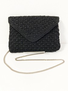 【Swaraj 】手編みメタリックマクラメBAG 