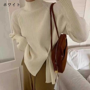 Button Shirt/Blouse Ladies fashion Turtle Neck