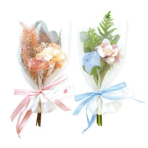 フルールラフェ　ブーケ【オーガンジーに包まれた造花】スワッグ/フラワー/花束