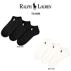 POLO RALPH LAUREN(ポロ ラルフローレン)ソックス 靴下 レディース 女性用 3足セット 75144PK