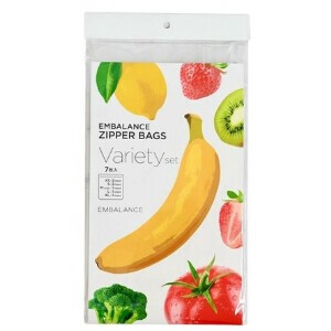 【★売れ筋商品★】ウィルマックス エンバランス ジッパーバッグバラエティセット7枚入12182