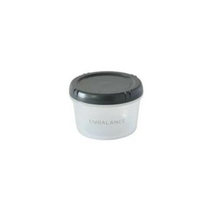 ウィルマックス エンバランス ラウンドコンテナ(丸・浅型)S(250ml)　グレー12186