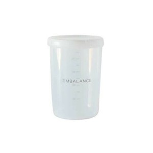 ウィルマックス エンバランス ディープラウンドコンテナ(丸・深型)M(1000ml)　クリア12196