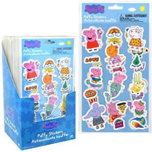 ペッパピッグ パフ ステッカー 2シート入り