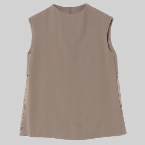 Button Shirt/Blouse Switched Pullover Bottle Neck